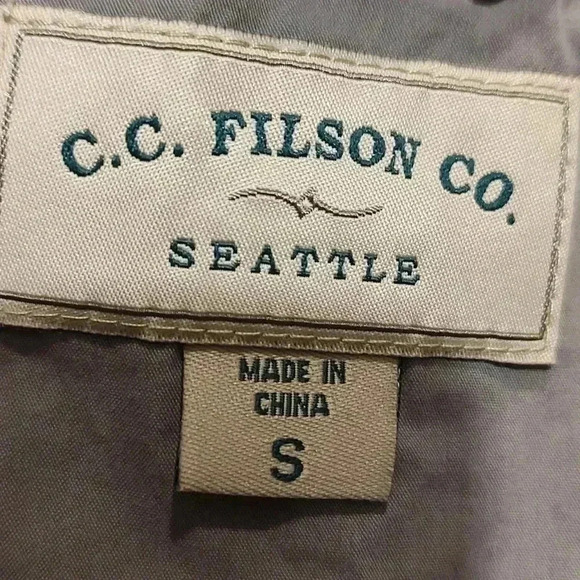 CC Filson voyage jacket size small orca grey - Picture 3 of 4